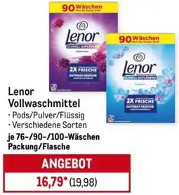 METRO Lenor Vollwaschmittel Angebot