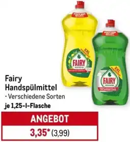 METRO Fairy Handspülmittel Angebot