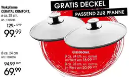 Zurbrüggen Fissler Wokpfanne CERATAL COMFORT Angebot