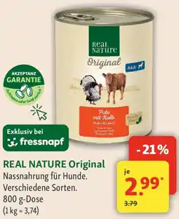 Fressnapf REAL NATURE Original Angebot