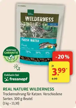Fressnapf REAL NATURE WILDERNESS Trockennahrung für Katzen Angebot