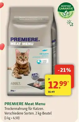 Fressnapf PREMIERE Meat Menu Trockennahrung für Katzen Angebot