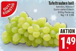 Edeka Gut & Günstig Tafeltrauben hell Angebot