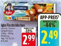 Edeka iglo Fischstäbchen Angebot