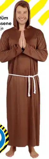 TEDi Erwachsenen-Kostüm Mönch Angebot