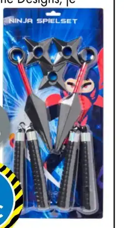 TEDi Ninja Spielset Angebot