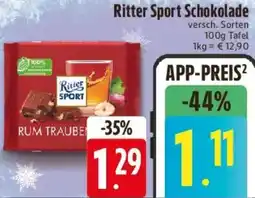Edeka Ritter Sport Schokolade Angebot