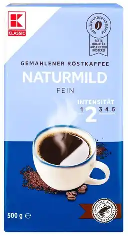 Kaufland K-Classic Röstkaffee Naturmild Angebot