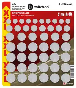 Kaufland Switch On Knopfzellen-Set Angebot