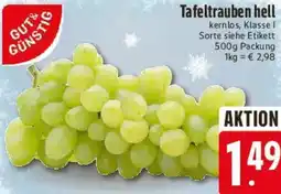 E-Center Gut & Günstig Tafeltrauben hell Angebot