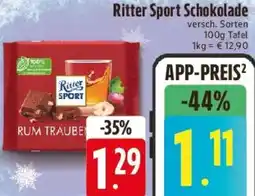 E-Center Ritter Sport Schokolade Angebot