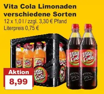 Bilgro Vita Cola Limonaden 12x1L Angebot