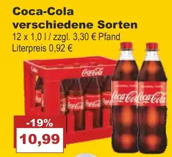 Bilgro Coca Cola 12x1L Angebot