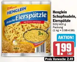 AEZ Henglein Schupfnudeln, Eierspätzle Angebot