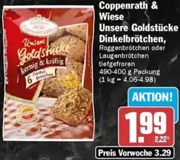 AEZ Coppenrath & Wiese Unsere Goldstücke Dinkelbrötchen Angebot