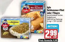 AEZ Iglo Schlemmer-Filet oder Filegro Angebot