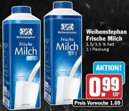 AEZ Weihenstephan Frische Milch Angebot