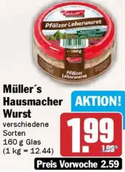 AEZ Müller's Hausmacher Wurst Angebot