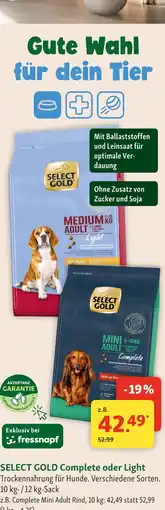 Fressnapf Select gold complete mini Angebot