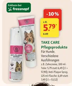 Fressnapf Take care zahncreme für hunde Angebot