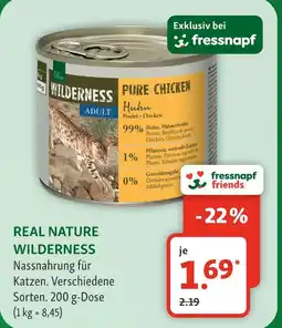 Fressnapf Real nature wilderness pure chicken Angebot