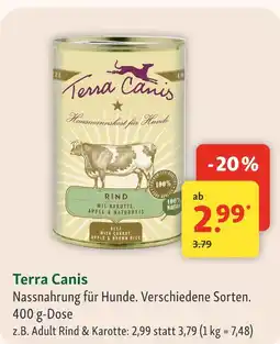 Fressnapf Terra canis nassnahrung für hunde Angebot
