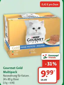 Fressnapf Purina gourmet gold multipack Angebot