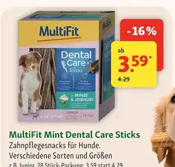 Fressnapf Multifit mint dental care sticks Angebot