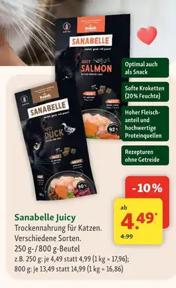 Fressnapf Sanabelle juicy Angebot