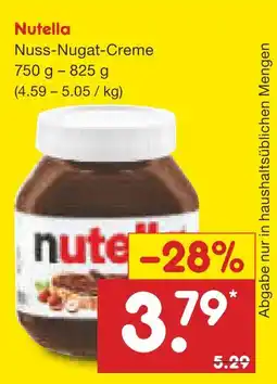 Netto Marken-Discount Nutella nuss-nugat-creme Angebot