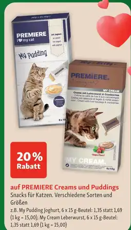 Fressnapf Premiere 20 % rabatt Angebot