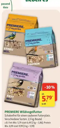 Fressnapf Premiere fett mix Angebot