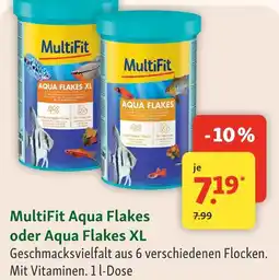 Fressnapf Multifit aqua flakes oder aqua flakes xl Angebot
