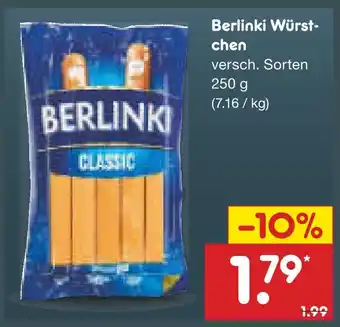 Netto Marken-Discount Berlinki würstchen Angebot