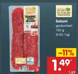 Netto Marken-Discount Ein herz für erzeuger salami Angebot