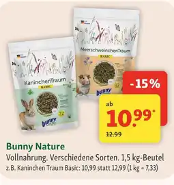 Fressnapf Bunny nature kaninchen traum basic Angebot