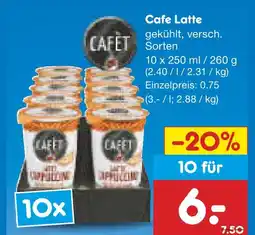 Netto Marken-Discount Cafe latte Angebot