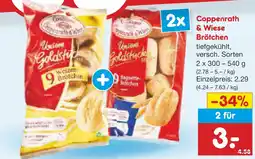 Netto Marken-Discount Coppenrath & wiese unsere goldstücke weizen brötchen Angebot