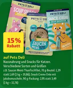 Fressnapf Pets deli saucen menü thunfischfilet Angebot