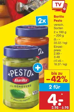 Netto Marken-Discount Barilla pesto Angebot