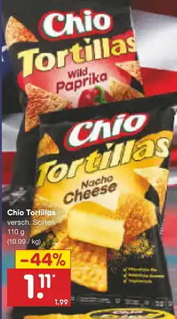 Netto Marken-Discount Chio tortillas Angebot