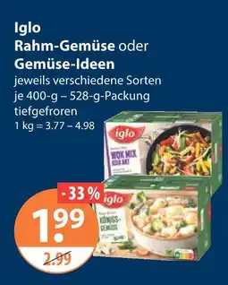 V Markt Iglo rahm-gemüse oder gemüse-ideen Angebot