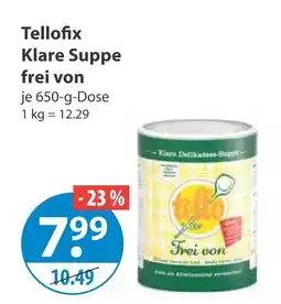 V Markt Tellofix klare suppe frei von Angebot