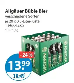 V Markt Allgäuer büble bier Angebot