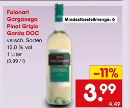 Netto Marken-Discount Folonari garganega pinot grigio garda doc Angebot