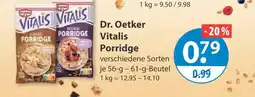 V Markt Dr. oetker vitalis porridge Angebot