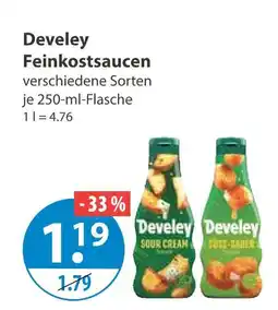 V Markt Develey feinkostsaucen Angebot
