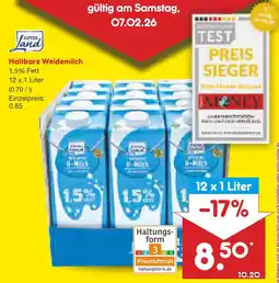 Netto Marken-Discount Gutes land haltbare weidemilch Angebot