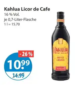 V Markt Kahlua licor de cafe Angebot