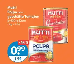 V Markt Mutti polpa oder geschälte tomaten Angebot